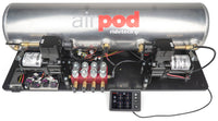 Thumbnail for Ridetech RidePro E5 Air Ride Suspension Control System 5 Gallon Dual Compressor AirPod 1/4in Valves