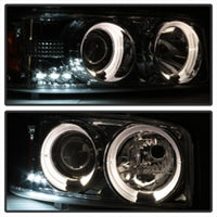 Thumbnail for Spyder GMC Sierra 1500/2500/3500 99-06 Projector Headlights LED Halo LED Chrome PRO-YD-CDE00-HL-C