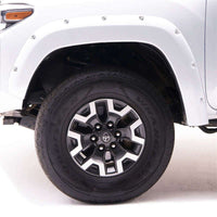 Thumbnail for EGR 16+ Toyota Tacoma w/Mudflap Bolt-On Look Color Match Fender Flares - Set - Super White
