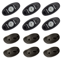 Thumbnail for Rigid Industries Rock Light Kit- Red (6 lights)