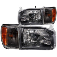 Thumbnail for ANZO 1999-2004 Nissan Pathfinder Crystal Headlights Black