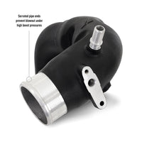 Thumbnail for Mishimoto 21+ Bronco 2.7 Stock Location INT Kit MWBK Pipes BK Cooler