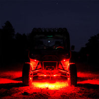 Thumbnail for KC HiLiTES Cyclone V2 LED - Replacement Lens - Red - Single