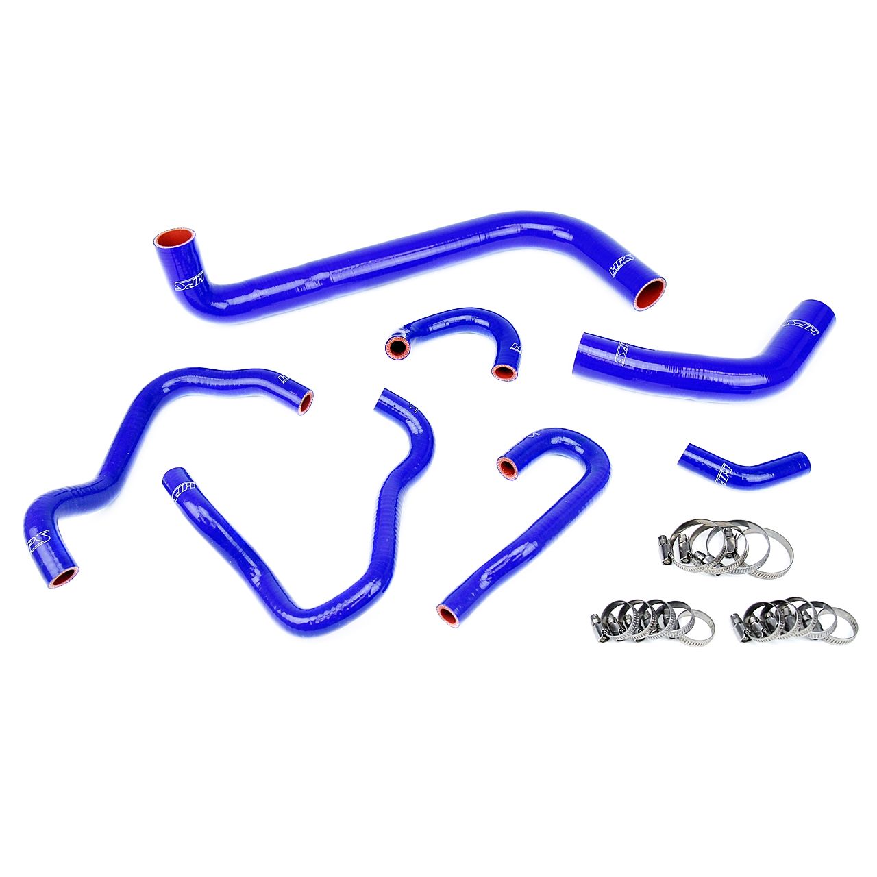 HPS Blue Reinforced Silicone Radiator and Heater Hose Kit Coolant for Honda 06-09 S2000