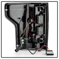Thumbnail for Spyder 18-19 Ford F-150 (w/o Blind Spot Sensor) LED Tail Lights - Blk Smk (ALT-YD-FF15018-LED-BSM)