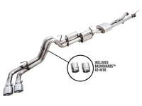 Thumbnail for AWE 16-22 Toyota Tacoma 0FG Catback Exhaust w/ BashGuard - Dual Chrome Silver Tips