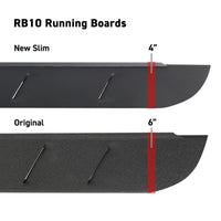Thumbnail for Go Rhino RB10 Slim Running Boards - Universal 73in. - Tex. Blk