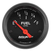 Thumbnail for Autometer Fuel Level 52mm 0 Empty / 90 Full Fuel Level Gauge