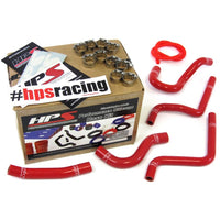 Thumbnail for HPS Red Reinforced Silicone Radiator Hose Kit for Honda 03-04 CR125R 2 Stroke