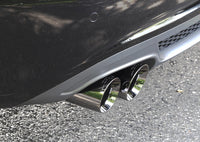 Thumbnail for AWE Tuning Audi B8 A4 Touring Edition Exhaust - Single Side Polished Silver Tips