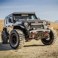 Thumbnail for Westin 18-20 Jeep Wrangler JL / 20 Gladiator Tube Fenders - Front - Textured Black