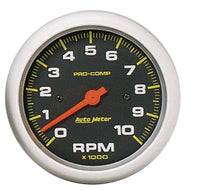 Thumbnail for Autometer 3 3/8in Pro-Comp In-Dash 10000 RPM Tachometer