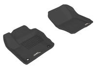 Thumbnail for 3D MAXpider 2012-2018 Ford Focus Kagu 1st Row Floormat - Black