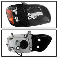 Thumbnail for Xtune Toyota Tundra Double Cab 05-06 OEM Style Headlights & Corner Lights Black HD-JH-TTUN05-AM-BK