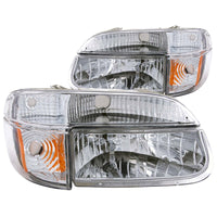 Thumbnail for ANZO 1995-2001 Ford Explorer Crystal Headlights Chrome w/ Corner Lights 2pc