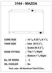 Thumbnail for CSF 04-08 Mazda RX-8 Radiator
