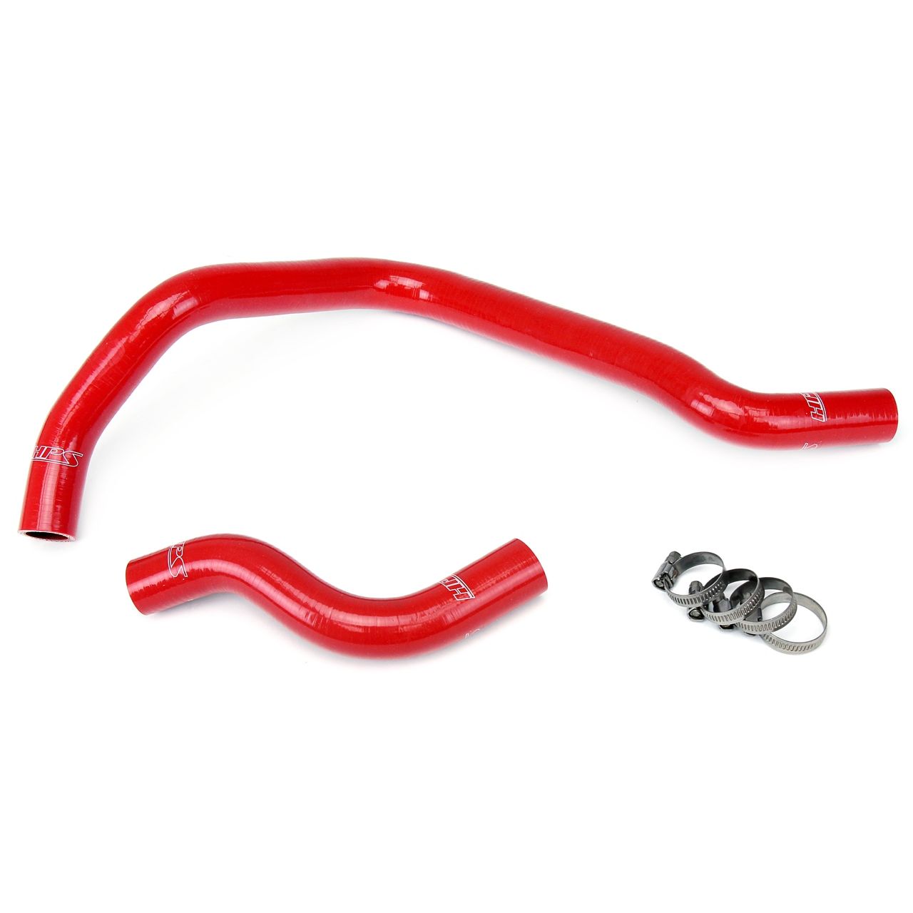 HPS Red Reinforced Silicone Radiator Hose Kit Coolant for Honda 92-00 Civic SOHC D15 D16