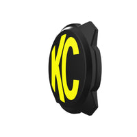 Thumbnail for KC HiLiTES 6in. Hard Cover for Gravity Pro6 LED Lights (Single) - Black w/Yellow KC Logo