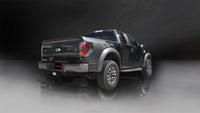 Thumbnail for Corsa 2011-2014 Ford F-150 Raptor 6.2L V8 133in Wheelbase Black Xtreme Cat-Back Exhaust