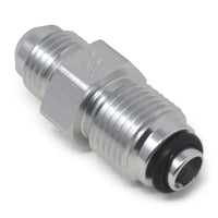 Thumbnail for Russell Performance -6 AN (male to 11/16in-18 O-ring seal) Power Steering Adapter. Clear anodized