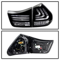 Thumbnail for Spyder Lexus RX330/RX350 04-09 LED Tail Lights Black ALT-YD-LRX04-LED-BK