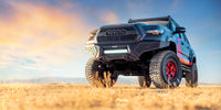 Thumbnail for Go Rhino 16-21 Toyota Tacoma Element Front Bumper with Fixed Light Bar Mount Textured Black