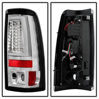 Thumbnail for Spyder Chevy Silverado 1500/2500 03-06 Version 2 LED Tail Lights - Chrome ALT-YD-CS03V2-LED-C