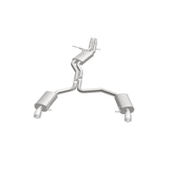 Thumbnail for MagnaFlow Sys C/B 12-15 Audi A6 / A7 3.0L V6 SS 2.5in Dual Split Rear Ext 4in Tips