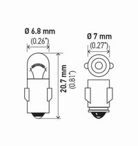 Thumbnail for Hella Bulb 3898 12V 2W Ba7S T2 (2)