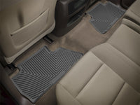 Thumbnail for WeatherTech 14+ Chevrolet Silverado Rear Rubber Mats - Black