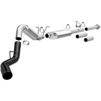 Thumbnail for MagnaFlow 11-19 GM 2500/3500 6.0L 4in Single Passenger Side Rear Exit Cat-Back Exhaust w/Black Tips