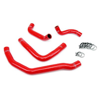 Thumbnail for HPS Red Reinforced Silicone Radiator Coolant Hose Kit (4pc set) for rear engine for Toyota 90-99 MR2 3SGTE Turbo