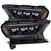 Thumbnail for AlphaRex 19-21 Ford Ranger NOVA LED Proj Headlight Plnk Style Alpha Blk w/Activ Light/Seq Signal/DRL