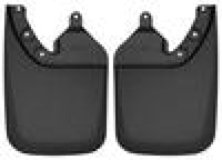 Thumbnail for Husky Liners 2016 Toyota Tacoma w/ OE Fender Flares Custom Molded Rear Mud Guards - Black