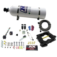 Thumbnail for Nitrous Express Q-Jet/Holley Spread Bore Hitman Plus Nitrous Kit (50-200HP) w/15lb Bottle