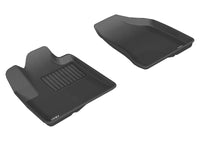 Thumbnail for 3D MAXpider 2007-2009 Hyundai Santa Fe Kagu 1st Row Floormat - Black