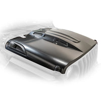 Thumbnail for DV8 Offroad 18+ Jeep JL Heat Dispersion Hood - Primer Black