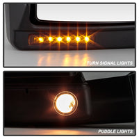 Thumbnail for Xtune Ford F150 07-14 Power Heated Amber LED Signal Telescoping Mirror Left MIR-FF15007S-PWH-AM-L