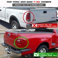 Thumbnail for Spyder Ford F150 Flareside 01-03 (Not Fit Supercrew)Euro Style Tail Lights Black ALT-YD-FF15001FS-BK