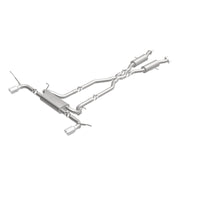 Thumbnail for MagnaFlow Cat-Back SS 2.5in Dual Split Rear 4in Black Tip 11-16 Jeep Grand Cherokee 5.7L V8/3.6L V6
