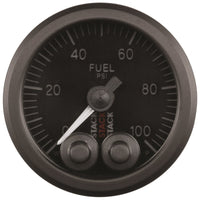 Thumbnail for Autometer Stack Instruments Pro Control 52mm 0-100 PSI Fuel Pressure Gauge - Black (1/8in NPTF Male)