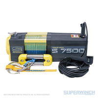 Thumbnail for Superwinch 7500 LBS 12V DC 5/16in x 54ft Synthetic Rope S7500 Winch