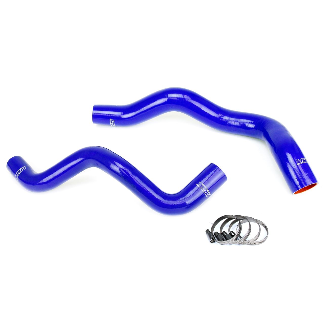 HPS Blue Reinforced Silicone Radiator Hose Kit for Ford 94-95 Mustang Base V6 3.8L