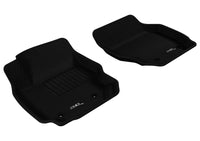 Thumbnail for 3D MAXpider 2007-2016 Volvo S80 Kagu 1st Row Floormat - Black
