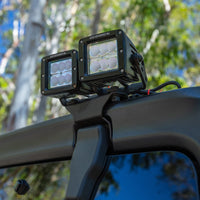 Thumbnail for Go Rhino 18-20 Jeep Wrangler JL/JLU Light Mount - One or Two 3in Cubes