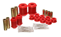 Thumbnail for Energy Suspension 00-04 Mitsubishi Eclipse FWD Red Rear Control Arm Bushing Set