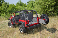 Thumbnail for BedRug 97-06 Jeep TJ Front 3pc Floor Kit (w/Center Console) - Incl Heat Shields