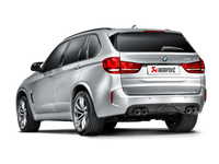 Thumbnail for Akrapovic 15-17 BMW X5M (F85) Evolution Line Cat Back (Titanium) w/ Carbon Tips
