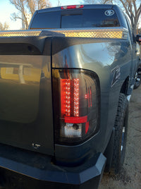 Thumbnail for Spyder Chevy Silverado 07-13 LED Tail Lights Blk ALT-YD-CS07-LED-BK