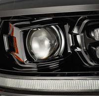 Thumbnail for AlphaRex 09-18 Dodge Ram 2500HD LUXX LED Proj Headlights Plank Style Black w/Seq Signal/Smoked DRL